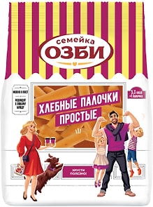 Изображение товара Палочки Семейка Озби Хлебные простые 150г
