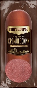 Изображение товара Колбаса Стародворье Сервелат Кремлевский варено-копченый 350г