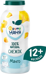 Изображение товара Снежок ФрутоНяня Манго 2% с 12 месяцев 200г