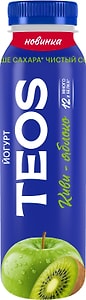 Изображение товара Йогурт Teos Киви-Яблоко 1.8% 260г