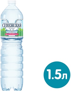 Изображение товара Вода питьевая  Сенежская негазированная 1.5л