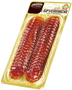 Изображение товара Колбаса Егорьевская с брусникой сыровяленая 70г