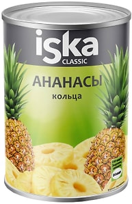 Изображение товара Ананас Iska кольца 580мл