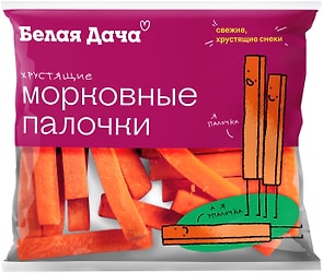 Изображение товара Палочки морковные Белая Дача 80г