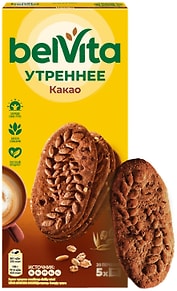 Изображение товара Печенье Belvita Утреннее с какао 225г