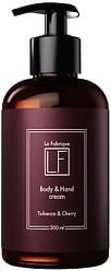 Изображение товара Крем для рук La Fabrique Body & Hand Cream с ароматом табака и вишни 300мл
