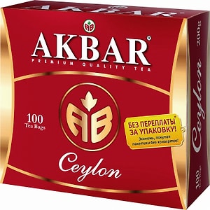 Изображение товара Чай черный Akbar Ceylon 100*2г
