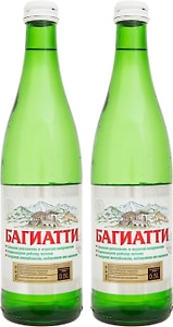Изображение товара Вода Багиатти минеральная лечебно-столовая газированная 500мл