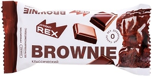 Изображение товара Пирожное ProteinRex протеиновое Брауни классический 50г