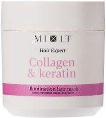 Изображение товара Маска для волос MiXiT Hair Expert Collagen & Keratin Mask ламинирующая 400мл
