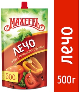 Изображение товара Кетчуп Махеевъ Лечо с кусочками овощей 500г