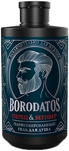 Изображение товара Гель для душа Borodatos парфюмированный перец ветивер 400мл