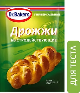 Изображение товара Дрожжи Dr.Bakers быстродействующие универсальные 7г