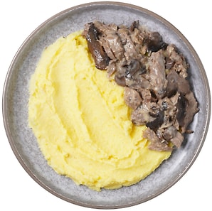 Изображение товара Бефстроганов из говядины с картофельным пюре Умное решение от Vprok.ru 230г