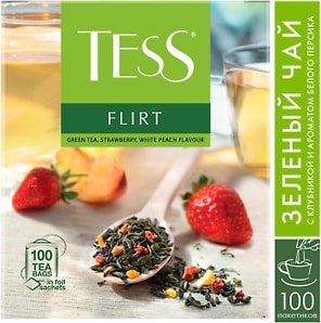 Изображение товара Чай Tess Flirt зеленый 100*1.5г