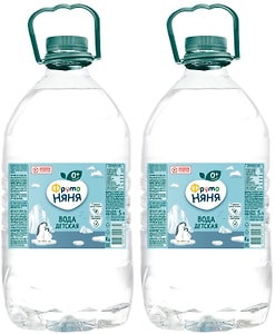 Изображение товара Вода ФрутоНяня детская негазированная c 0 месяцев 5л 