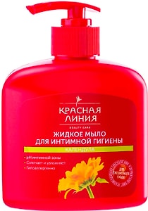 Изображение товара Мыло жидкое для интимной гигиены Красная линия Календула 250г