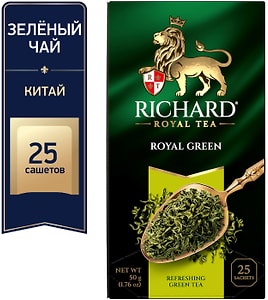 Изображение товара Чай зеленый Richard Royal Green 25*2г