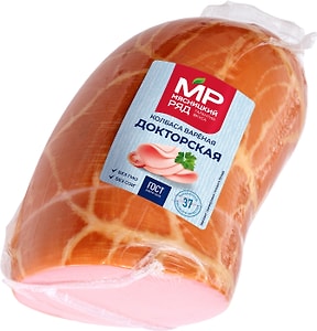 Изображение товара Колбаса Мясницкий Ряд Докторская вареная 0.9-1.1кг