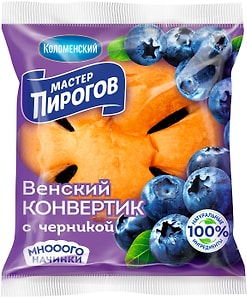 Изображение товара Конвертик Мастер Пирогов Венский с черникой 70г 