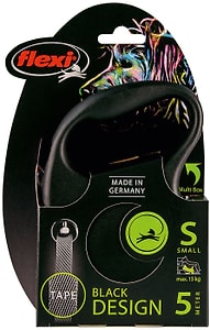 Изображение товара Рулетка для собак Flexi Black Design размер S до 15кг длина 5м