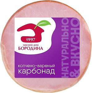 Изображение товара Карбонад Мясной дом Бородина копчено-вареный 300г