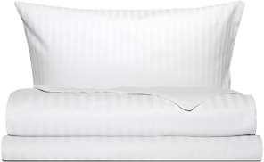 Изображение товара Комплект постельного белья Cottonika Страйп-сатин Белый Евро 50*70см 