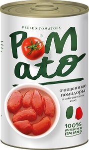 Изображение товара Помидоры Pomato Очищенные 400г