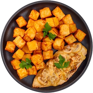 Изображение товара Филе куриное Перекресток Select с грибами под сырной корочкой с картофелем 240г