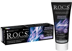Изображение товара Зубная паста R.O.C.S Сенсационное отбеливание 74г