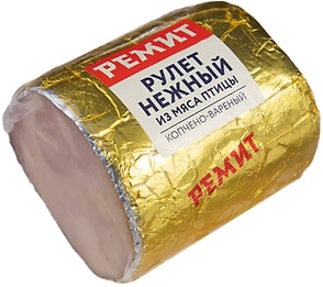 Изображение товара Рулет Ремит Нежный из курицы варено-копченый 0.4-0.6кг