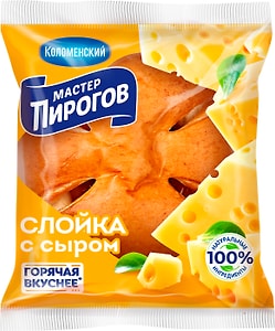 Изображение товара Слойка Мастер Пирогов с сыром 70г
