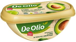 Изображение товара Крем De Olio на растительных маслах со вкусом лайма и маслом авокадо 72.5% 220г