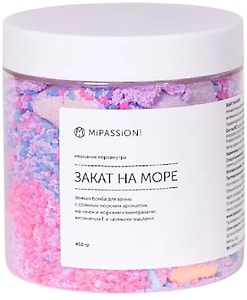 Изображение товара Шипучка MiPASSiON для ванны с морской солью Закат на море 450г