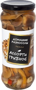 Изображение товара Грибы Домашние разносолы Ассорти 580мл