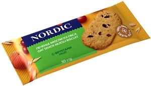 Изображение товара Печенье Nordic мюсли из овса с фруктами 30г