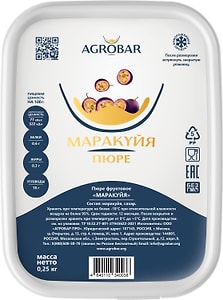 Изображение товара Пюре фруктовое Agrobar Маракуйя 250г