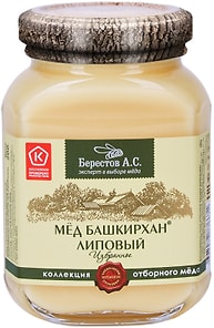 Изображение товара Мед Берестов А.С Башкирхан Липовый 200г