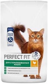 Изображение товара Сухой корм для кошек Perfect Fit для стерилизованных с курицей 10кг