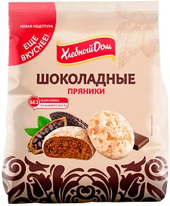 Изображение товара Пряники Хлебный Дом Шоколадные 300г
