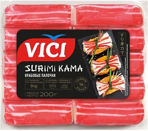 Изображение товара Крабовые палочки Vici Surimi Kama 200г