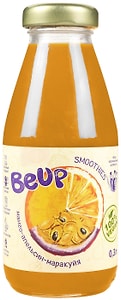 Изображение товара Смузи BeUp фруктовый Манго-Апельсин-Маракуйя 300мл