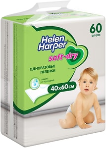 Изображение товара Пеленки Helen Harper Soft&Dry детские одноразовые 40*60см 60шт