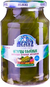 Изображение товара Огурцы Меленъ соленые бочковые 900г