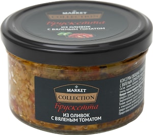 Изображение товара Брускета Market Collection из оливок Халкидики с вяленым томатом 150г