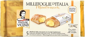 Изображение товара Трубочки Vicenzi с начинкой из заварного крема 125г