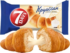 Изображение товара Круассан 7 Days с кремом Ваниль 65г