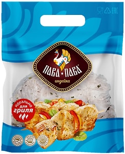 Изображение товара Шашлык Пава-Пава из филе грудки индейки 900г