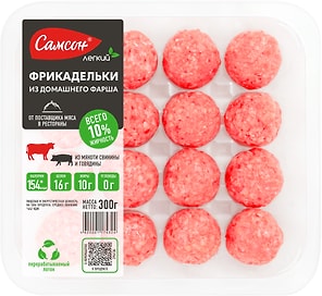 Изображение товара Фрикадельки Самсон из домашнего фарша 300г