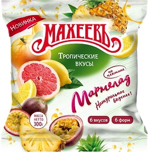 Изображение товара Мармелад Махеевъ Тропические вкусы 300г